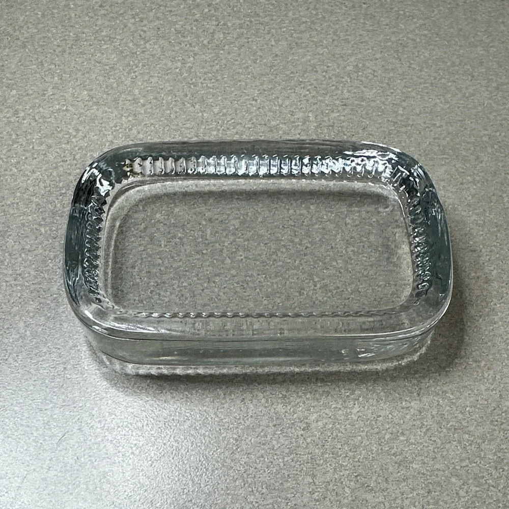 19th Century Clear Cut Glass Soap Dish
